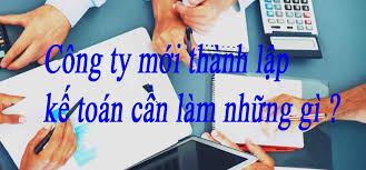 Dịch vụ kế toán cho công ty mới thành lập
